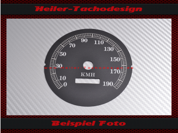 Speedometer Disc for Harley Davidson Fat Boy 1997 Ø100 Mph to Kmh