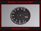 Tachometer dial for Porsche 911 912 914 901 930 959 10000...