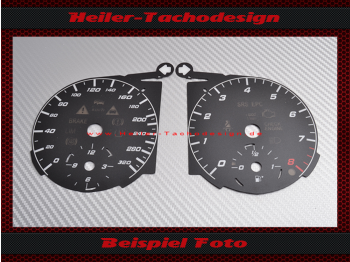Tachoscheiben für Mercedes W164 ML63 AMG M Klasse 251 R Klasse R63 ohne Distronic 200 Mph zu 320 Kmh