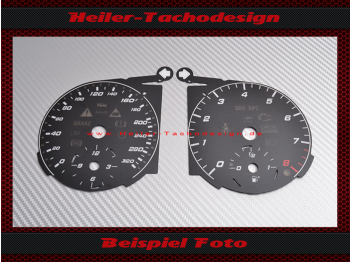 Speedometer Discs for Mercedes W164 ML63 AMG M Class 251 R Class R63 with Distronic 200 Mph to 320 Kmh