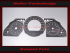 Speedometer Disc for Mercedes W212 E63 AMG E Class Vor Facelift Mph to Kmh