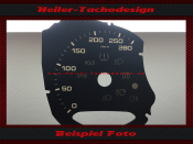 Speedometer Disc for Porsche Macan S 175 Mph to 280 Kmh