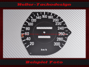 Tachoscheibe für Mercedes W107 R107 AMG mechanischer...