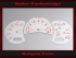 Tachoscheibe für Porsche Boxster Cayman 986 Facelift Tiptronic 160 Mph zu 260 Kmh