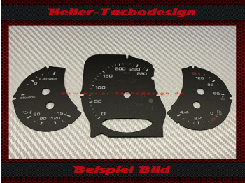 Speedometer Discs for Porsche Cayenne 2 Hybrid Typ 92 A 175 Mph to 280 Kmh