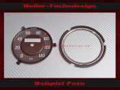 Tachoscheibe für Mercedes 170V oder 170S W136 W187 W191 140 Kmh