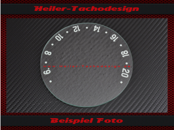 Speedometer Glass Traktormeter Güldner G40 5 to 21 kmh