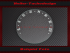 Speedometer glass for tractor meter Güldner G40 5 to 21 kmh