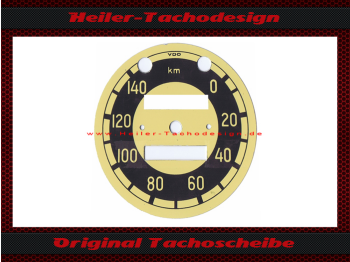 Speedometer Disc for Adler M250 0 to 140 Kmh 2 Window Ø76 mm