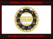 Speedometer Disc for Adler M250 0 to 140 Kmh 2 Window...