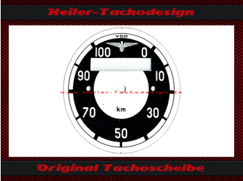 Tachoscheibe für Adler M100 0 bis100 Kmh Ø56 mm
