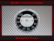 Speedometer Disc for BMW R69 20 to 200 Kmh Ø75 mm
