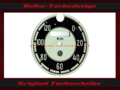 Speedometer Disc for DKW SB NZ 120 Kmh Ø78 mm