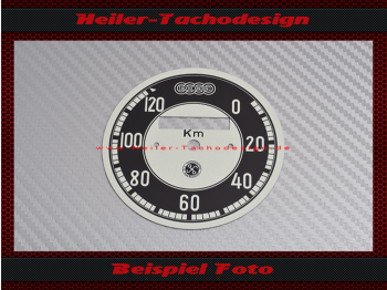 Tachoscheibe für DKW SB/NZ 120 Kmh Ø76 mm