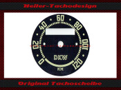 Gauge face DKW RT 125 0-120 Kmh Ø56 mm