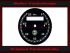 Speedometer Disc for VDO General 0 to 120 Kmh Ø56 mm - 1