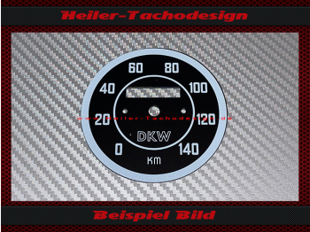 Speedometer Disc for DKW RT350 0 to 140 Ø77 mm