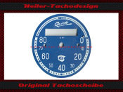 Tachoscheibe für NSU Quick 0-80 Kmh Ø55 mm