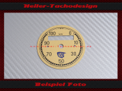 Speedometer Disc for NSU Fox Lambretta 0 to 100 Kmh...