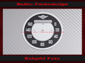 Speedometer Disc for Zündapp KS 601 0-160 Kmh...