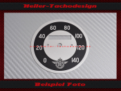 speedometer dial Horex Regina 0-140 kmh Ohne Skala...