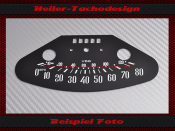 Speedometer Disc for Heinkel Tourist Scooter 10 to 120 Kmh