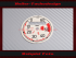 Speedometer Disc for BMW Isetta Micro Car Scootermobil 0 to 100 Kmh Ø54 mm