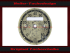 Speedometer Disc for VDO General 0 to 80 Kmh Ø56 mm - 1
