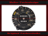 Speedometer Sticker for Mercedes W115 8 Strich-Acht 160 Kmh