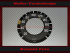 Speedometer Sticker for Mercedes W115 8 Strich-Acht 180 Kmh