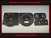 Tachoscheibe für Mitsubihi Pajero III V60 3,2 DI-D Exclusive Schalter