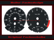 Speedometer dials for BMW X1 E84 160 Mph to 260 Kmh...