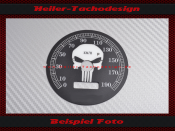 Tachoscheibe für Harley Davidson Dyna Low Rider FLHPI 2003 Ø80 Mph zu Kmh
