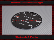 Speedometer Disc for Porsche 911 250 Kmh Loch Oben
