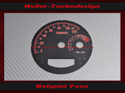 Speedometer Disc for Harley Davidson Dyna Fat Bob FXDF 2004 to 2011 Ø100 Mph to Kmh