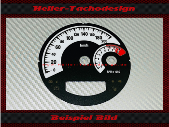 Speedometer Disc for Harley Davidson Softail 2004 to 201 Ø100 Mph to Kmh