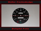 Speedometer Disc for Trabant 601 0 to 120 Kmh
