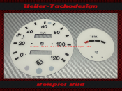 Speedometer Disc for Trabant 601 0 to 120 Kmh
