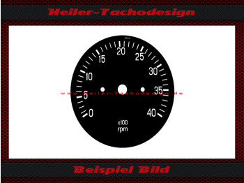 Tachometer VDO General 0 to 40 Ø72 mm
