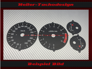 Tachoscheibe für Suzuki Hayabusa GSX1300R 1999 bis 2002