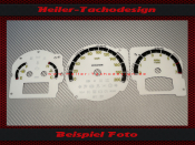 Satz Speedometer Disc for Dodge Nitro 2007 Mph to Kmh