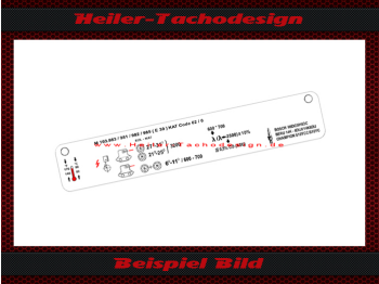 Sticker for Mercedes Benz with 3 Liter Engines M103.983 M103.981 M103.982 M103.985