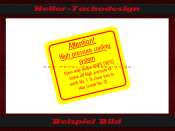 Sticker for Mercedes Benz abovepressure Cooling System...