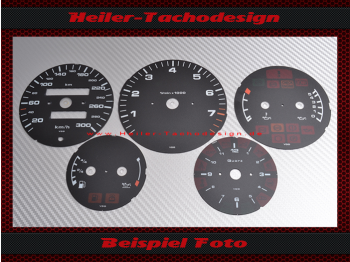 Tachoscheiben für Porsche 911 964 993 Komplettset zum selber zusammen stellen