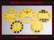 Set Tachoscheiben für Porsche 911 964 993 300 Kmh