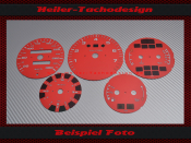 Set Tachoscheiben für Porsche 911 964 993 300 Kmh