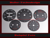 Speedometer Discs for Porsche 911 964 993 300 Kmh
