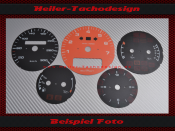 Tachoscheiben für Porsche 911 964 993 Komplettset zum selber zusammen stellen