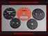 Set Tachoscheiben für Porsche 911 964 993 300 Kmh