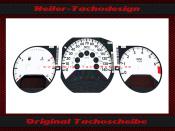 Satz Tachoscheibe für Dodge Caliber SX 2,0 2006 - 2015 Mph zu Kmh